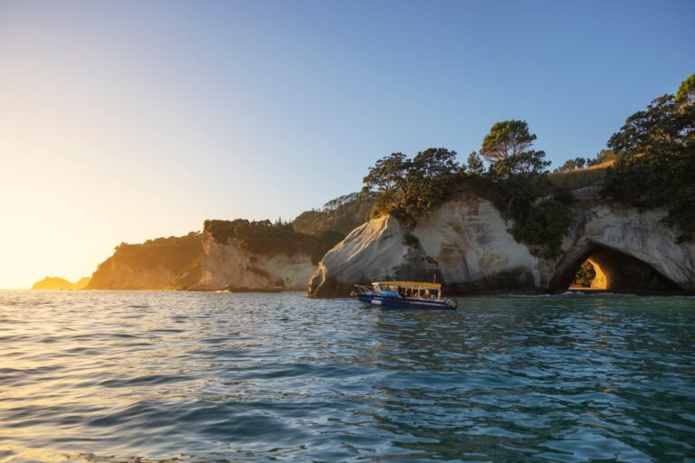 Cathedral Cove, Coromandel - Natural rock arch frames a pristine beach on the Coromandel Peninsula