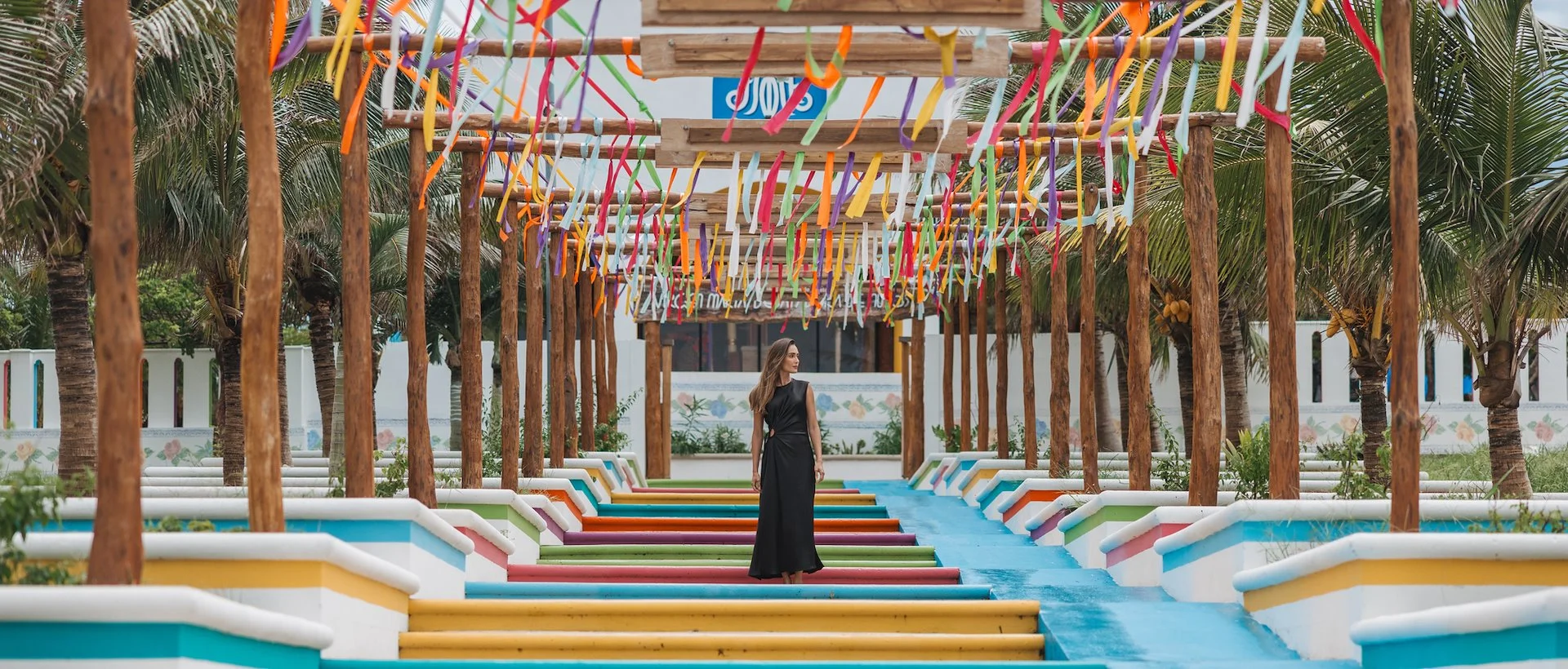 Colorful Beach Venue at Almare Resort Isle Mujeres