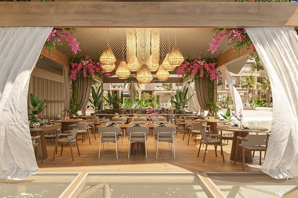 Dinning Venue at Almare Resort Isle Mujeres